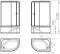 Душевая кабина Domani-Spa Delight 128 High R 120x80 белые стенки / сатин-матированное стекло