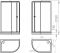 Душевая кабина Domani-Spa Delight 128 L белые стенки/ сатин-матированное стекло